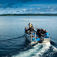 To RIB’er og en aluminiumbåd blev anvendt, når gæsterne skulle til og fra dykkestederne. Raja Ampat – i wobbegongernas värld