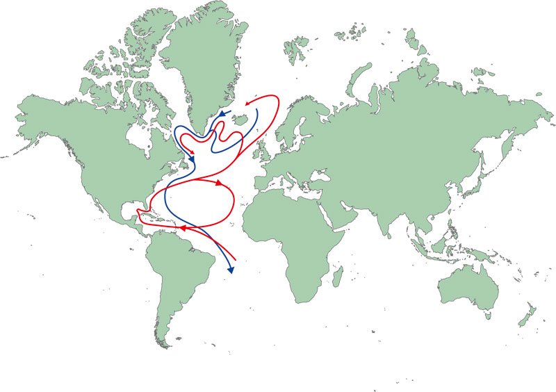 Golfströmmen Karta - Arktis Och Antarktis Ur Min Synvinkel Kanske Inte