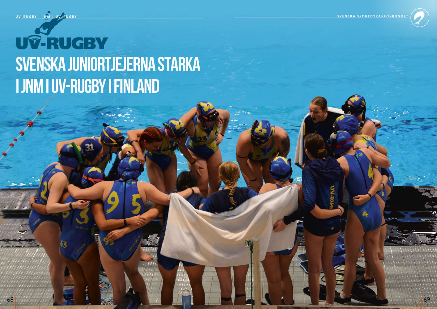 Vatten Rugby UV-Rugby – Svenska juniortjejerna starka i JNM i UV-rugby i Finland | DYK
