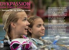 Dykpassion från första andetag – Juniorer lär sig dyka på resan