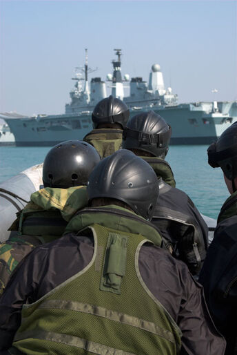 Uppgift: röj minfälten – Royal Navys VSW-team