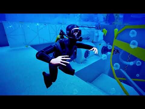 Videorendering: Dive into the Blue Abyss.Video: Blue Abyss